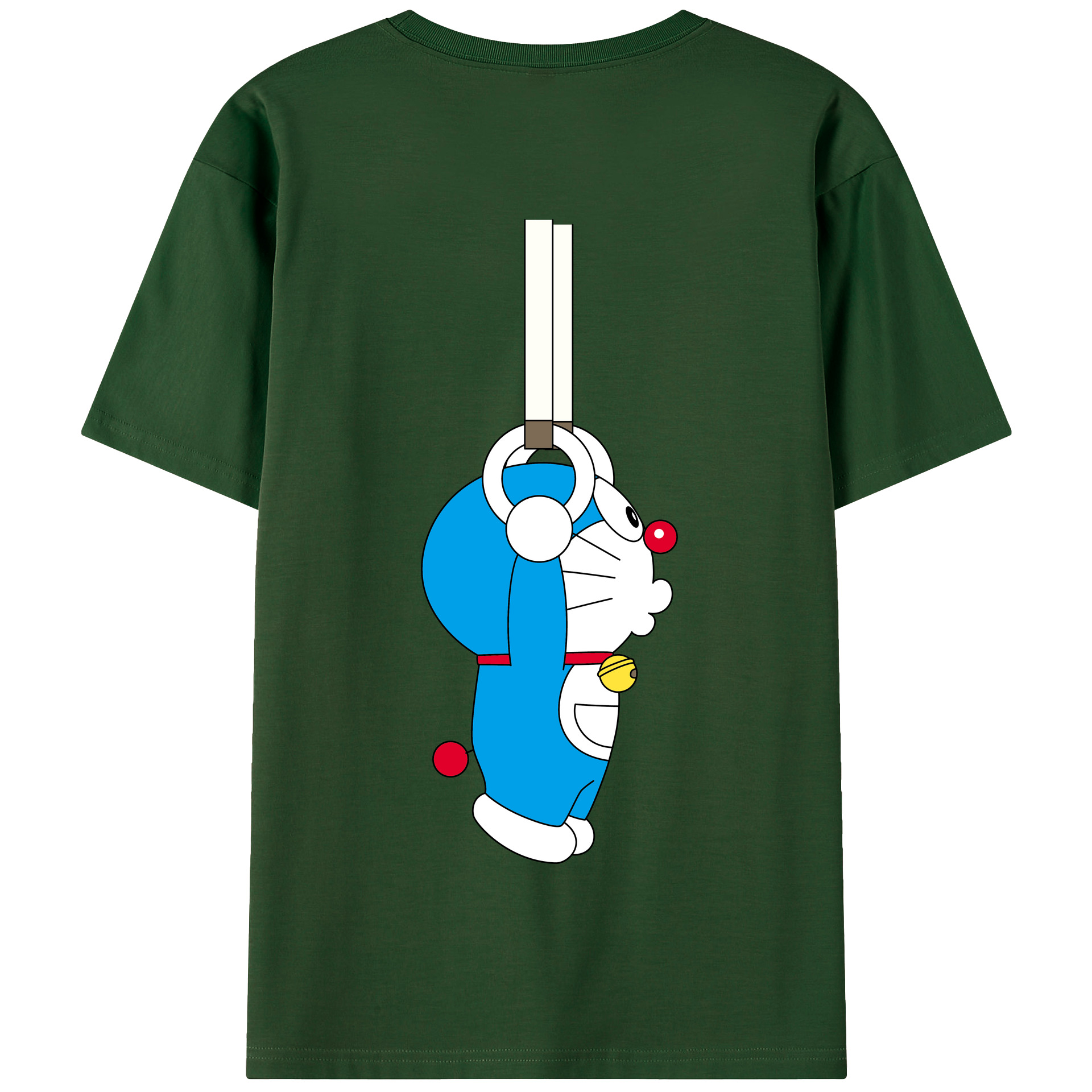 （画像用） ドラえもん Doraemon 綿100％半袖Tシャツ（背面プリント）